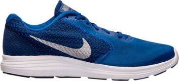 Nike Men's Revolution 3 Running Shoes | Deep Royal Blue/Metallic Grey